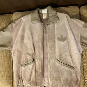 Rare Adidas A15 Leather Jacket, original vintage 80s, promoted by RUN DMC.